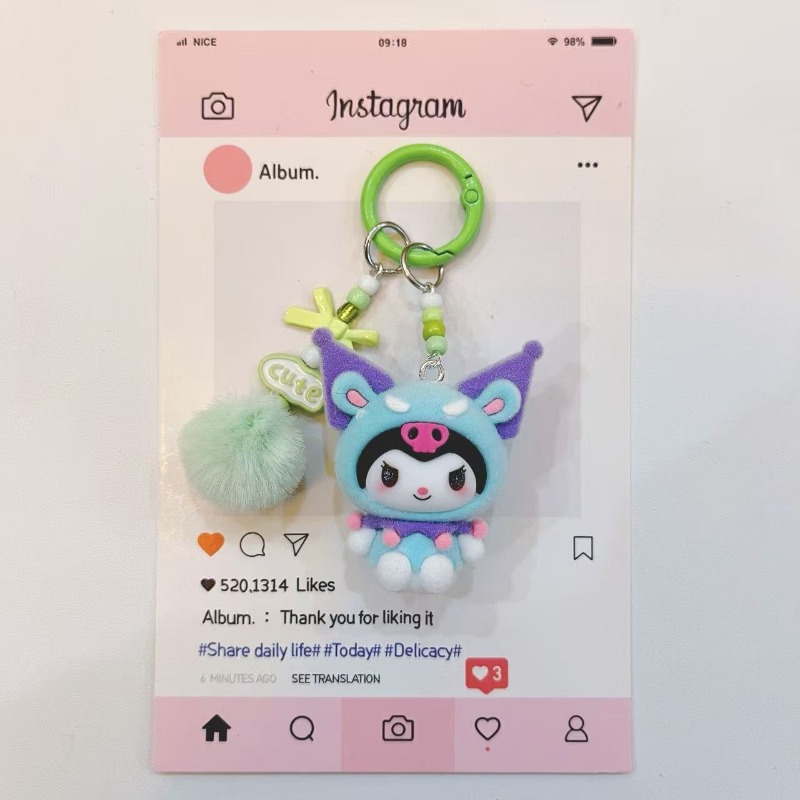 Fashion Kuromi Figure Resin Ke - Kawaii Tech Accessories ulasan dan harga
